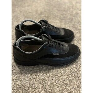 Mephisto Runoff Sneakers Shoes Sz 9.5 Women Black Leather